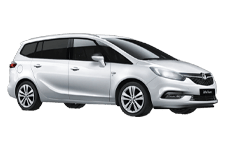 Car Hire Chadwell Heath - Vauxhall Zafira 5 + 2 - Minibus hire Chadwell heath